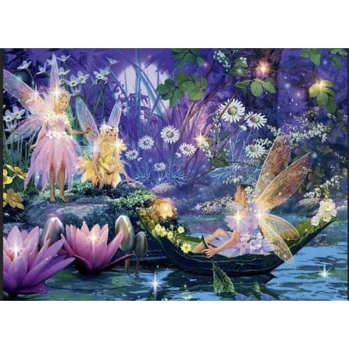Full Square/Round Drill 5D DIY Diamond Painting "Butterfly fairy" Embroidery Cross Stitch 5D Home Decor Gift