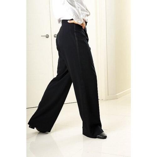 Latin dance pants ML1001 bilateral Satin
