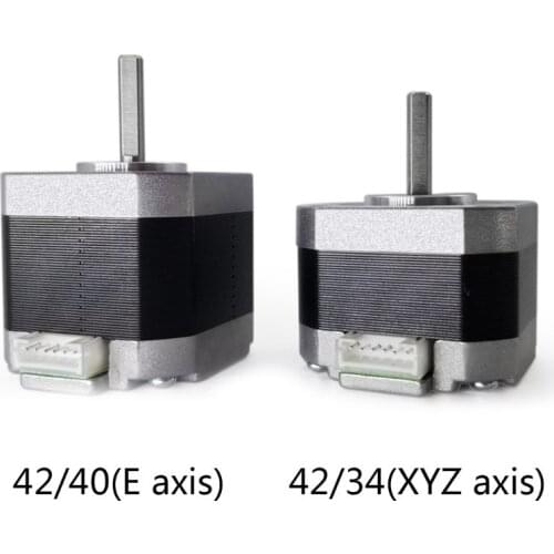 42/34 42/40 42 Stepper Motor XYZ Axis E Axis Low Noise Uniform Rotate Speed Drive Motor for 3D Printer