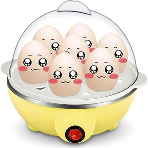 Electric Auto-Off Generic Multi-function Electric Egg Cooker 7 Eggs Boiler Steamer Cooking Tools Kitchen Utensils Breakfast