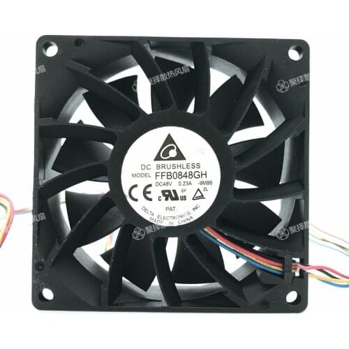 FFB0848GH DELTA in 48 v 0.23 A 8 cm 8025 cm 4 line PMW ball bearing fan
