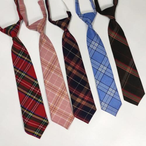2020 Boy Fashion Plaid Elastic Adjustable Ties School Wedding Tie Children Student Gravatas 33cm Lengt 7CM Width
