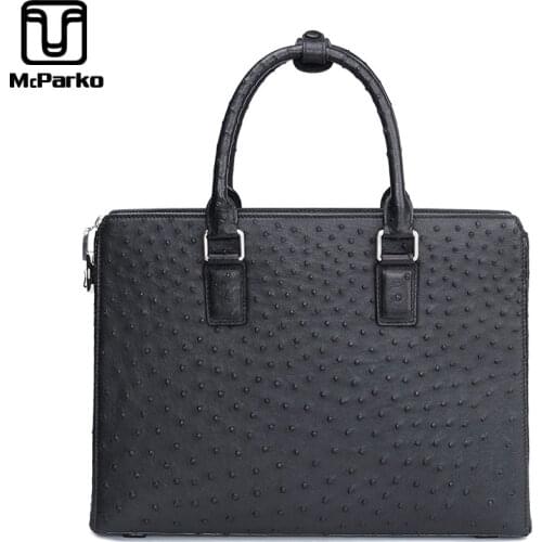 McParko Men's Leather Briefcases