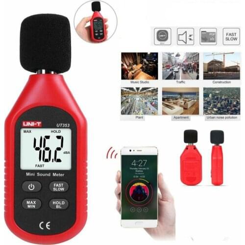 Mini Digital Sound Level Meter Noise Decibel Tester 30-130dB Measure Reader Decibel Monitoring Sound Level Meters