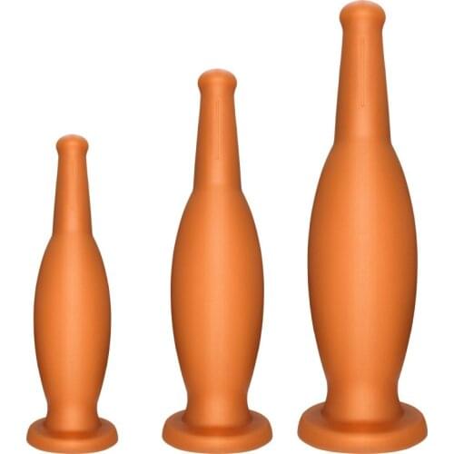 New Big Anal Plug Prostate Massage 3 Size Gold Black Huge Butt Plug Erotic Anal Sex Toys For Men Women Gay Anal Dildo