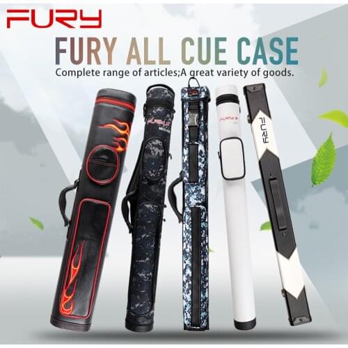 New FURY Pool Cue Case Many Styles Available Oxford Cloth Leather High Quality Carrying Box Durable Professional Kit Accessories