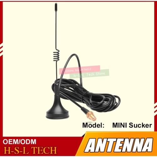 Mini Car Little Sucker UHF Hand Handheld Walkie Talkie Antenna High Gain 400-470MHz Suction Dish Antenna For Baofeng Kenwood TYT