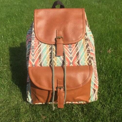 Leisure womens backpack multi-pocket travel backpack