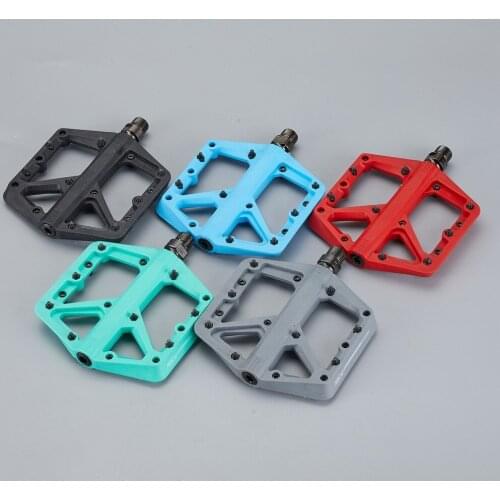 Ultralight Bicycle Bike Pedals Nylon Fiber Seal Bearings Pedal Anti-slip Big Foot XC AM BMX MTB Road Bike Flat Platform Pedals