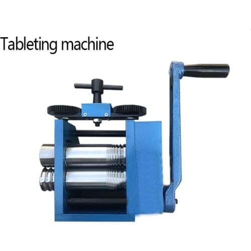 Gold and Silver Tablet Press Manual Tablet Press Manual Press Semicircle Square Gold and Silver Jewelry Pressing Machine Tool CH