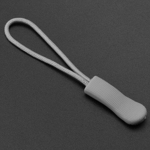 10pcs Zipper Puller Cord Nylon Cord Non-slip Fixer Drawstring Head Replacement Clip Bag Suitcase Clothes Backpack Slider Buckle