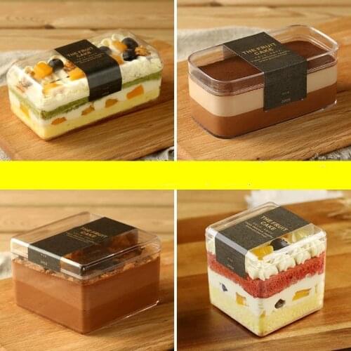 15pcs Plastic Cake Mousse Dessert cup Pudding cup Disposable Party Milk Convenient Tiramisu Birthday Wedding Ice Cream cup