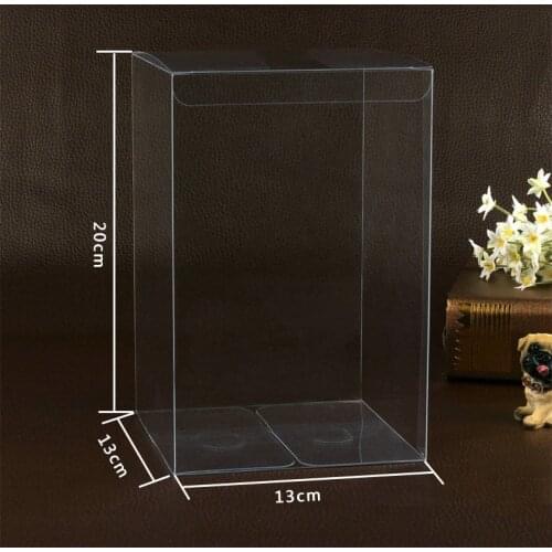 30pcs 13*13*20cm clear plastic pvc box packing boxes for gifts/chocolate/candy/cosmetic/cake/crafts square transparent pvc Box