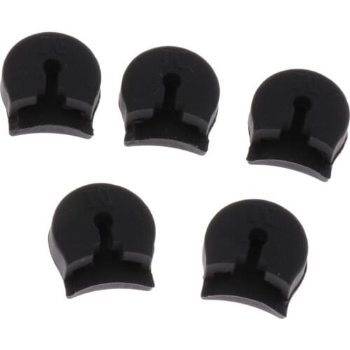 5pcs/Pack Rubber Clarinet Thumb Rest Protector Woodwind Instrument Accessory