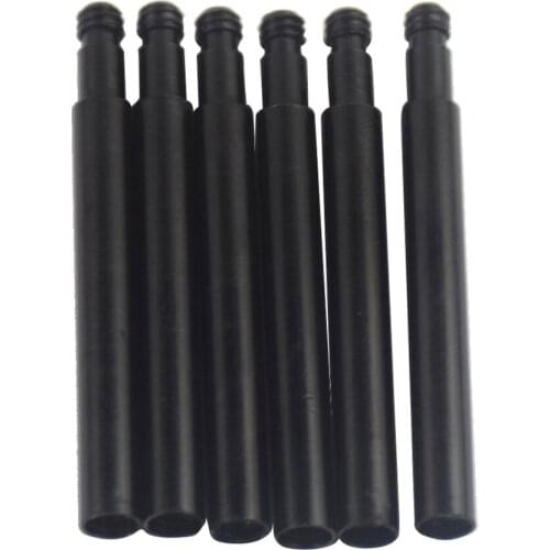 6Pcs 60mm Presta Valve Extender Bike Extension Wheel French Valve Pumping Kit