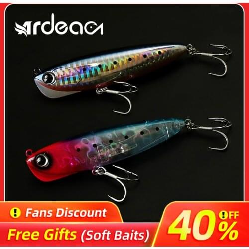 Ardea Pencil Sinking Fishing Bait 18g Hard Lure Trolling Wobblers Bass Sea Water Artificiais Decoy Swimbait Fishing Tackle
