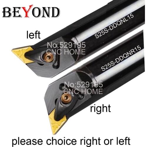BEYOND S25S DDQNR DDQNL S25S-DDQNR15 S25S-DDQNL15 Boring Bar Internal Turning Tool Holder Tungsten Carbide Insert DNMG150404