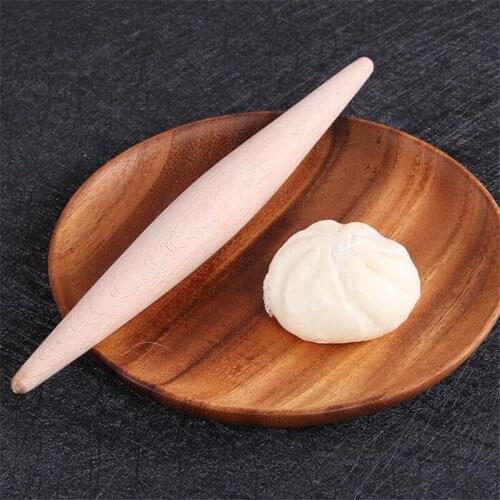 Double-tip Wooden Rolling Pin Solid Wood Rolling Pin Baking Biscuit Noodles Special Tools Cake Dough Roller Cooking Tools