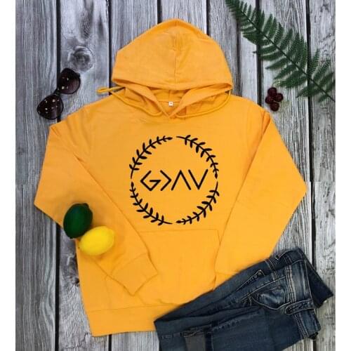 God Is Greater Than The Highs And Lows 100% Cotton Hoodies Fashion Jesus Bible Pullovers Casual Women Christian Faith Sweatshirt