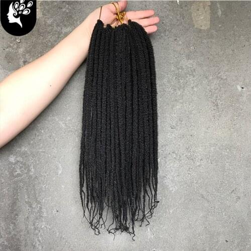 Synthetic Crochet Hair Messy Goddess Braids Hair 16 inches Crochet Braiding Hair Extension for Black Women 2021 Your Beauty