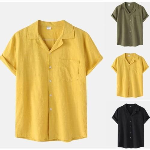 KLV Men's Short Sleeve Shirts