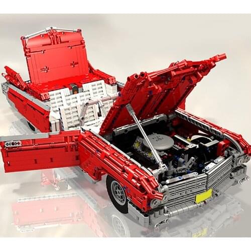 MOC Famous Car High-tech series Roadster Car Roadster Function Model MOC-3078 City Racing Car Building Block Brick Toy