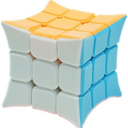 Yongjun Latest cube 3x3x3 King Corner Macaron color toys professional magic puzzle cube 3x3