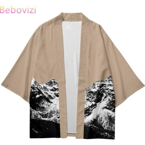Plus Size 4XL 5XL 6XL Fashion Beach Japanese Style Kimono Casual Streetwear Men Women Cardigan Haori Yukata Tops Robe Clothes