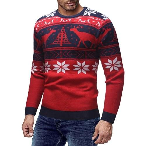 Male Thin Fashion Sweater For Mens Cardigan Slim Fit Jumpers Knitwear Warm Autumn Christmas Deer Sweater Casual Clothing