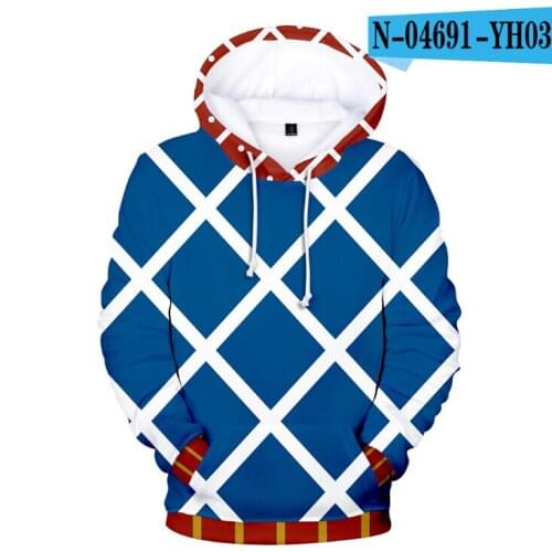 New printed JOJOs fantastic adventure character suit 3D Hoodies men women Hoodie boys girls Autumn 3D JOJO Kids pullovers