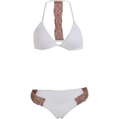 New Summer Women Fashion Padded Bra Bandage Swimsuit Push-up Bikini Set Swimwear Beachwear
