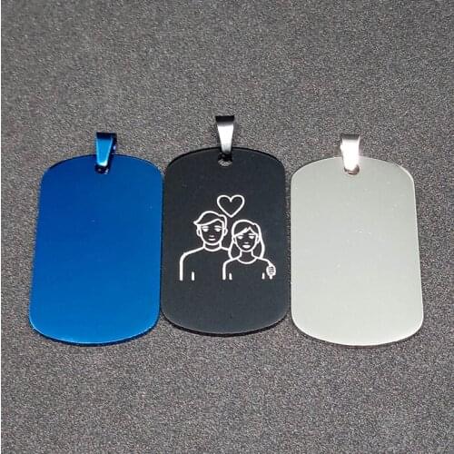 Stainless Steel Couple Husband and Wife Love Heart Boyfriend Girlfriend Pendant Necklaces Mom Dad Lovers Wedding Gifts Jewelry