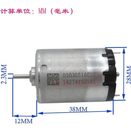 RS-385 DC 6V-24V 17500RPM High Speed Power Carbon Brush Long Life Electric Motor for Hair Dryer Toy Model DIY