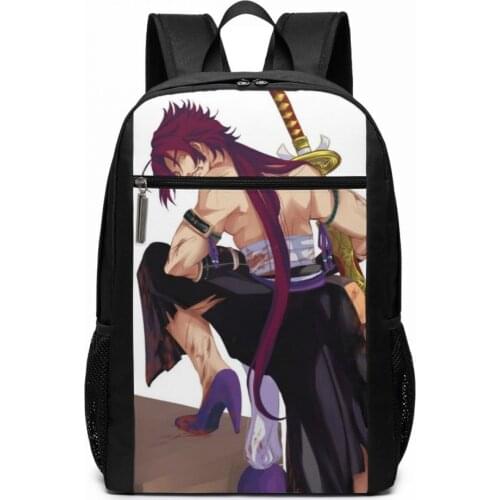 Touken Ranbu Backpack Touken Ranbu Tonbokiri Backpacks University Print Bag Multi Pocket Student Trend Men - Women Bags