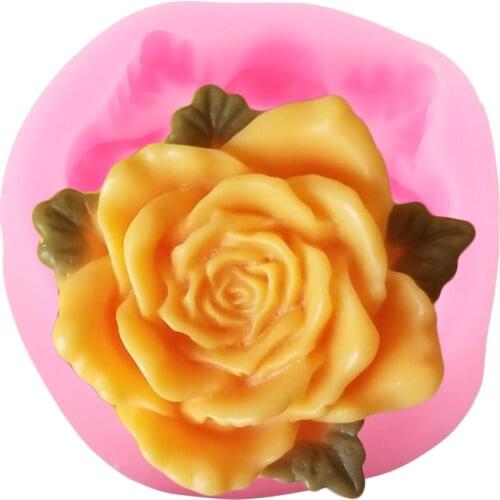 Rose Flower Silicone Molds DIY Wedding Peony Fondant Cake Decorating Tools Soap Resin Clay Mold Candy Chocolate Gumpaste Moulds