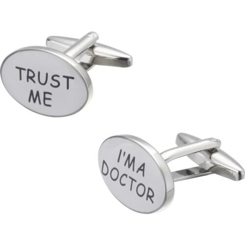 High quality KC star is my doctor Cufflinks copper material men wedding Cufflinks wholesale manufacturers