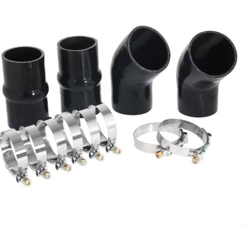 Heavy Duty Upgraded Silicone Intercooler Boot Kit for Dodge Cummins 5.9L Diesel 1994 - 2002 Cooling System Hose with Clamps