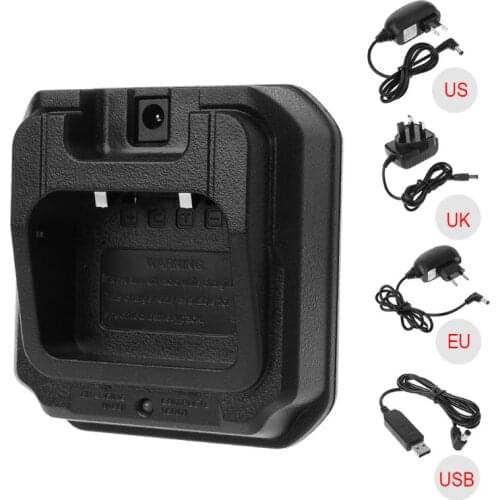 UV-9R USB Base Battery Charger for Baofeng UV-XR A-58 UV-9R GT-3WP UV-5S BF-A58 Walkie Talkie Waterproof Two Way Radio Series