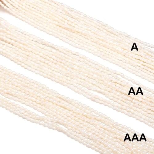 AAA Pearl Rice Beads High-end Handmade Crafts Transfer Love Girlfriend Gift Making Necklace Bracelet Sweater Chain Party Bead