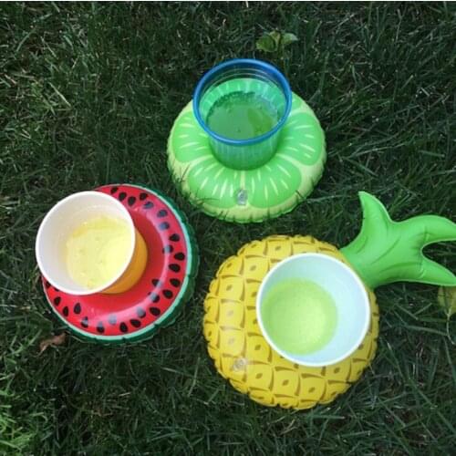 12pcs Mini Floating Cup Holder Pool Swim Ring Water Toys Party Beverage Boats Baby Pool Toy Inflatable Drink Holders swimring