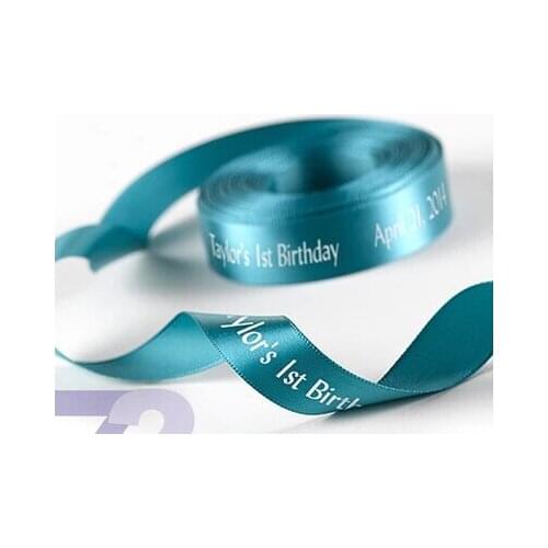 2.2cm, custom printed logo ribbon/gift packaging polyester decoration ribbon/print 005