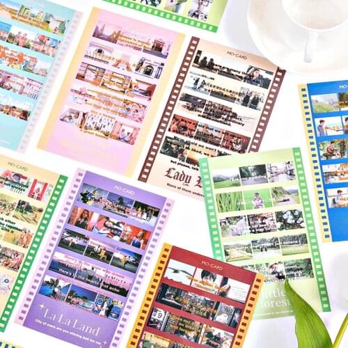 8pakcs/LOT retro series daily Creative fresh cute lovely deceration DIY paper sticker