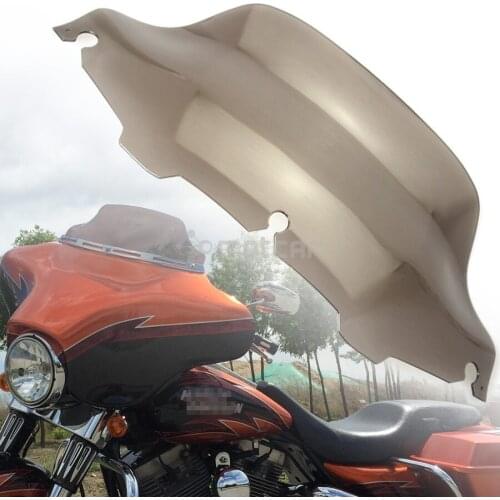 ABS Motorcycle Smoke 8" Cycle Wave Windshield Fairing Windscreen Cover For Harley Touring FLHX 1996-2013 Free Shipping 1pcs