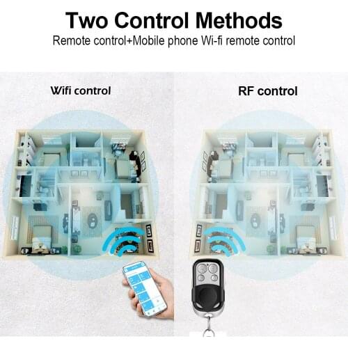 2p Smart Life DC7V-32V AC 85-250V Wifi Switch Smart Module Micro Mode RF433 Remote Control to Work With Alexa Google Home