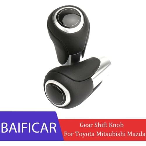 Automatic Transmission Gearbox Handles Leather Gear Shift Knob For Mazda 3 5 8 MX-5 CX-5 CX-7 CX-9 Lexus Toyota Mitsubishi