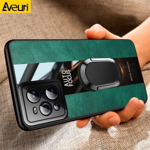 Car Holder Leather Phone Case For OPPO Reno 4 5 Pro Plus 4Z Find X3 Pro X2 Lite Neo A52 A53 A72 A91 Realme V11 V15 GT 7 5G Cover