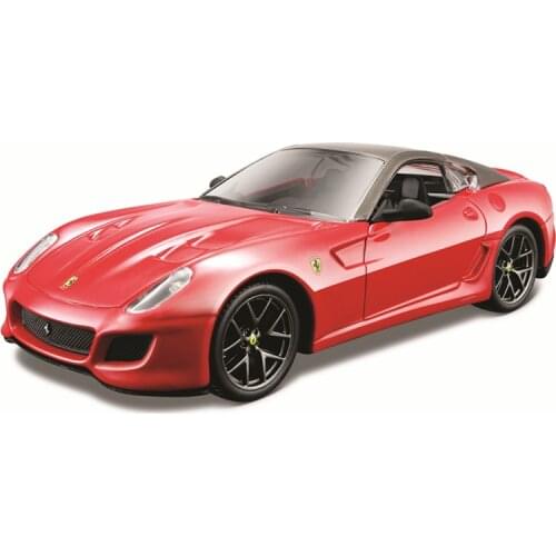 Bburago 1:32 Scale Ferrari 599 GTO acrylic box Alloy Luxury Vehicle Diecast Cars Model Toy Collection Gift