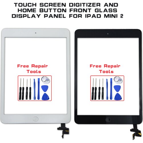 Besegad Touch Screen Digitizer and Home Button Front Glass Display Touch Panel Replacement