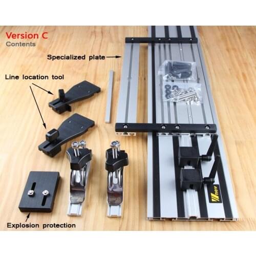 Double-deck Electrotrephine Carving Machine Straight Guide Rail With Adjustable Saw Base