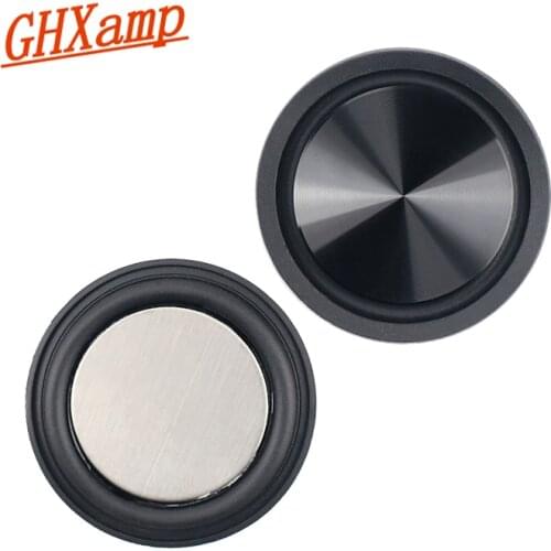 GHXAMP High-end 61MM Bass Radiator Vibration Diaphragm Aluminum + Steel Passive Plate Reinforced Woofer Low Frequency NEW 2PCS